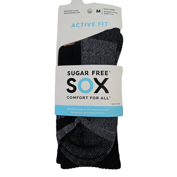 2-Pack Women's‎ Non-Binding Circulatory Socks Black Size Medium Shoe Size 4-10 - Picture 2 of 5